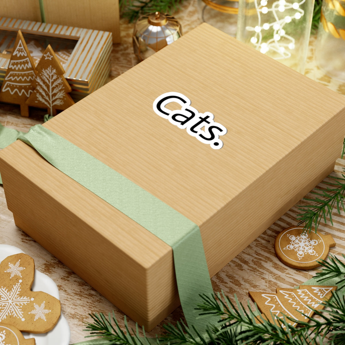 Cats. Sticker