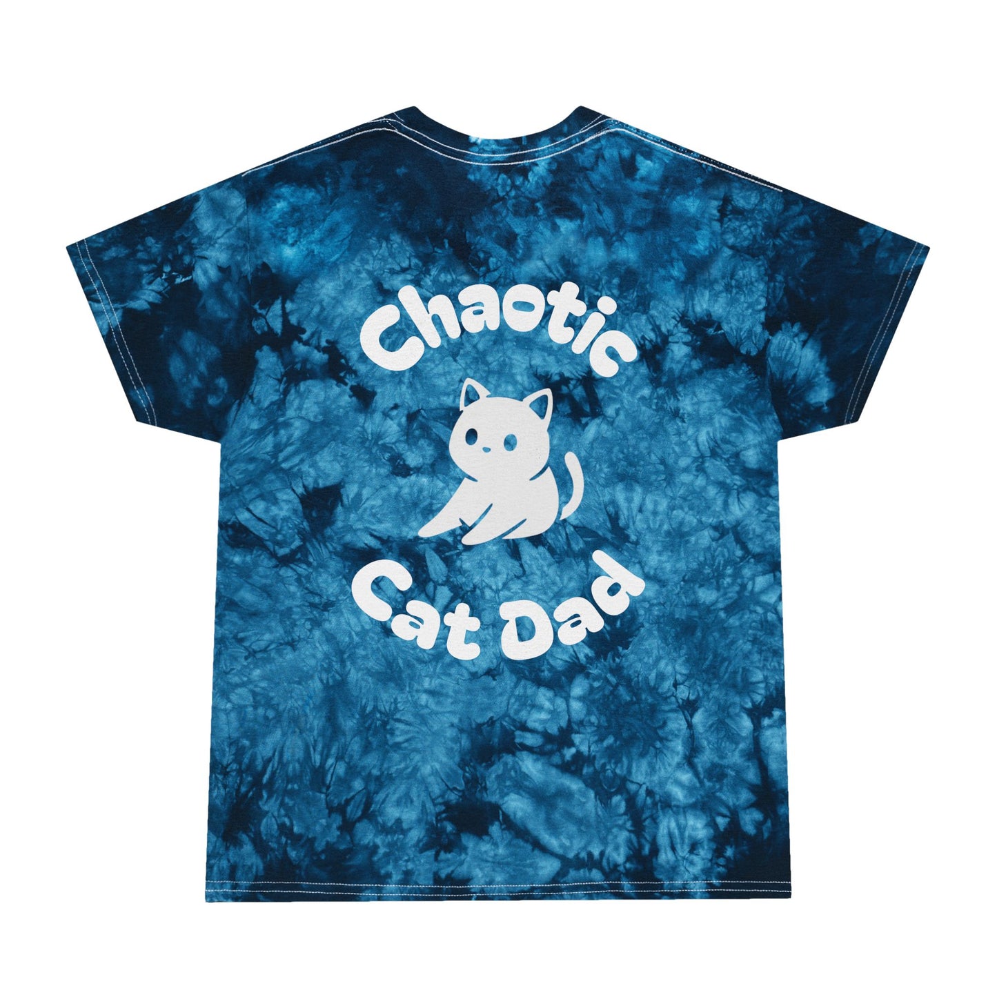 Tie-Dye Cat Dad Tee