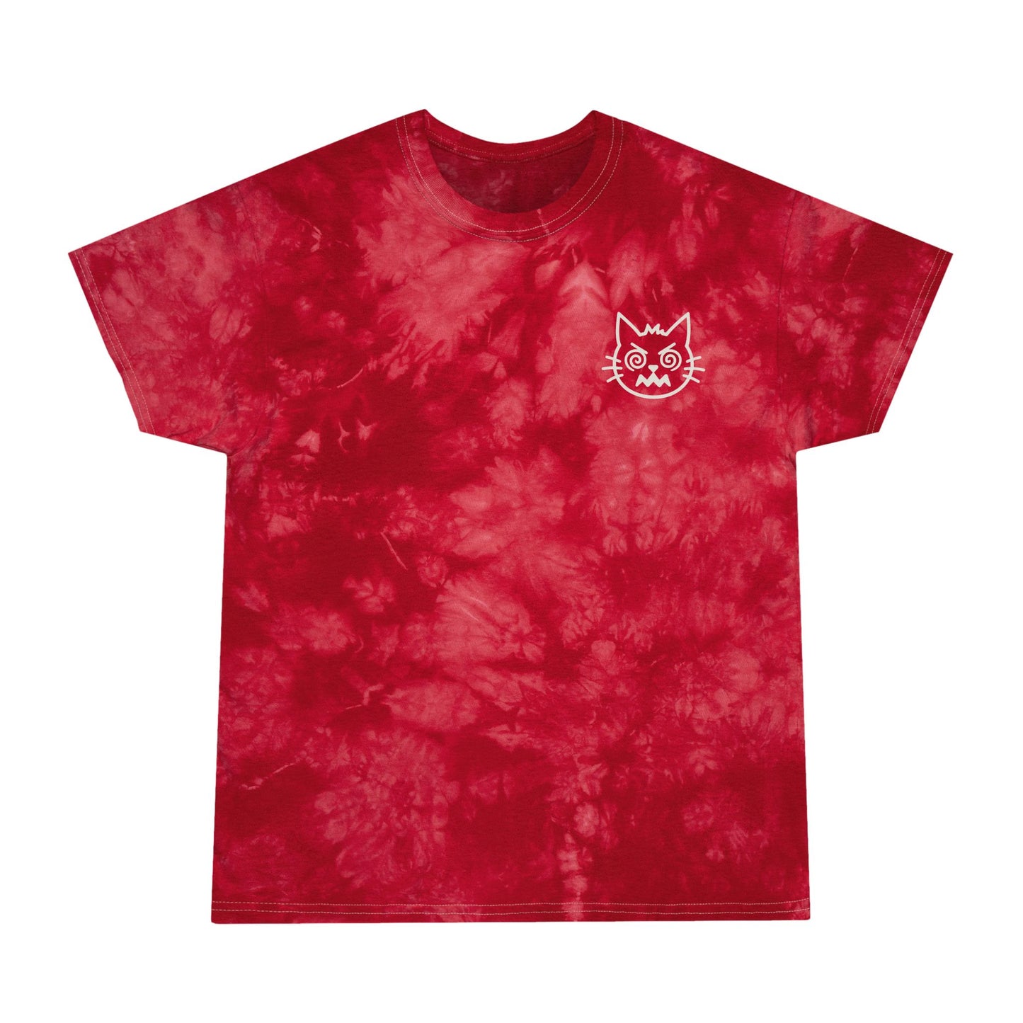 Tie-Dye Cat Dad Tee