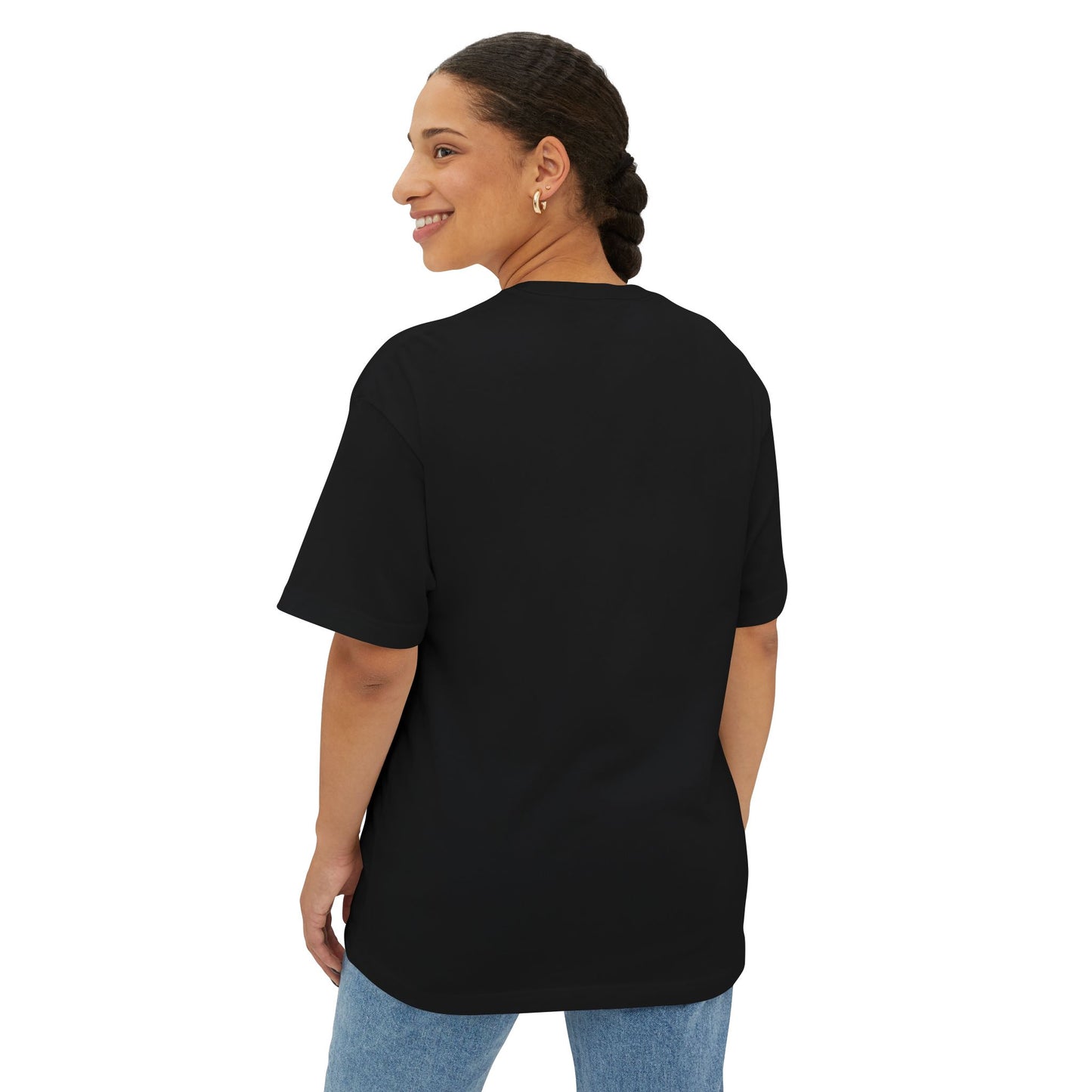 Unisex Oversized Boxy Tee -- Cats.