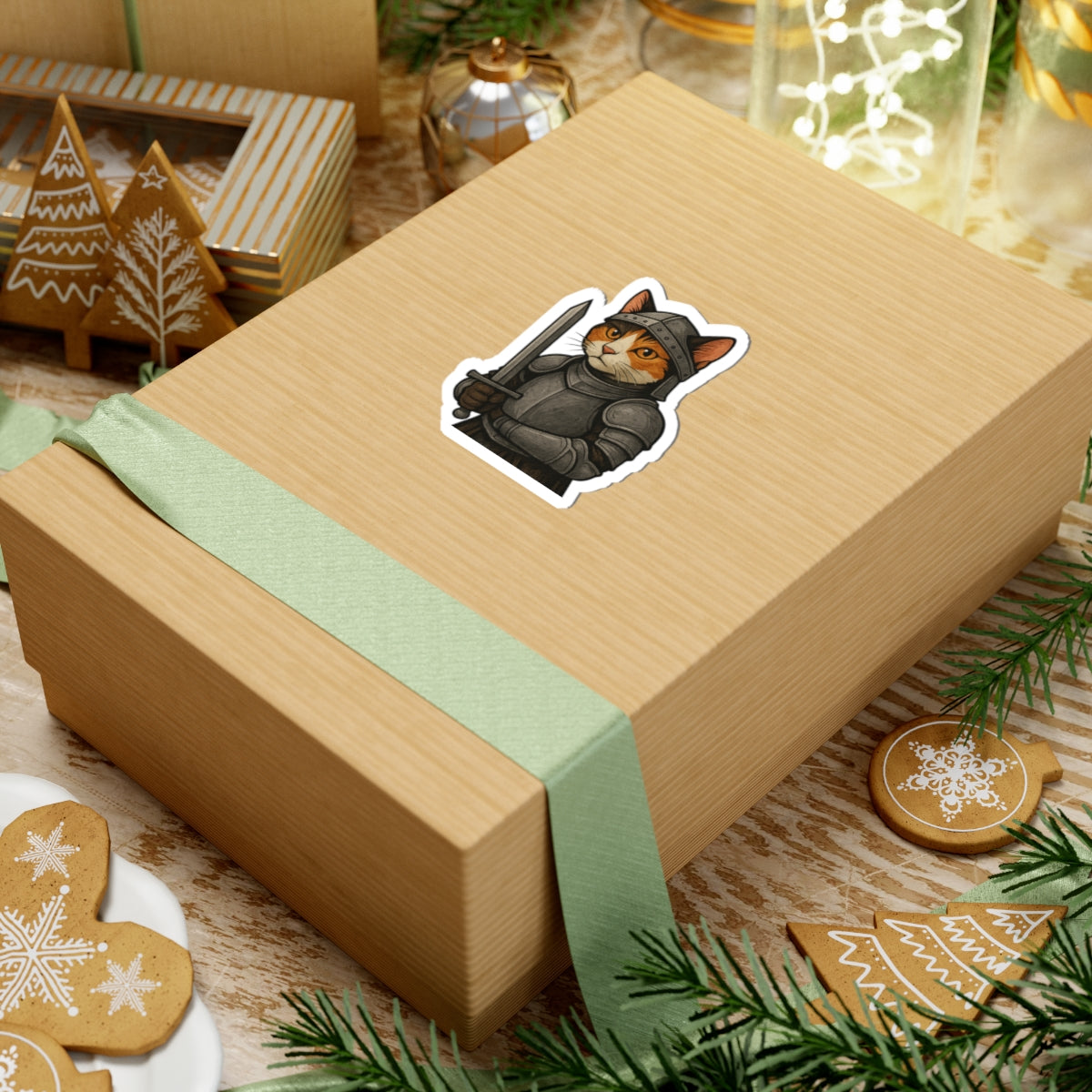 Knightly Cat Sticker