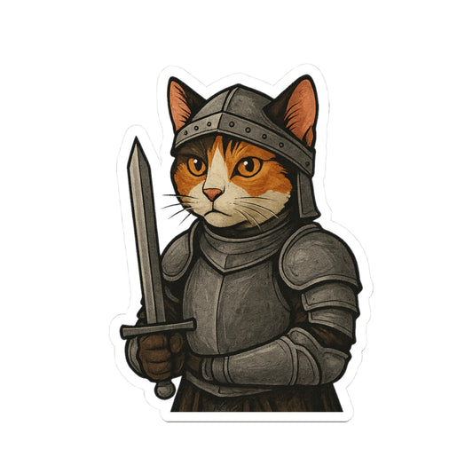 Knightly Cat Sticker