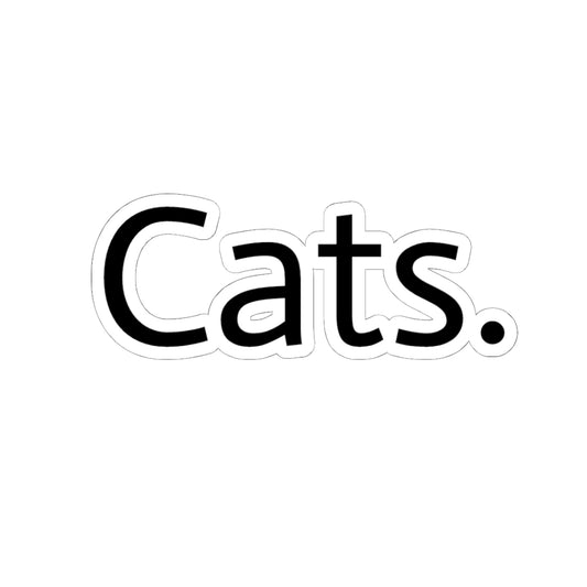 Cats. Sticker