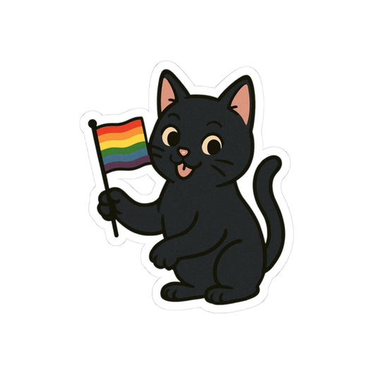 Pride Cat Kiss-Cut Stickers
